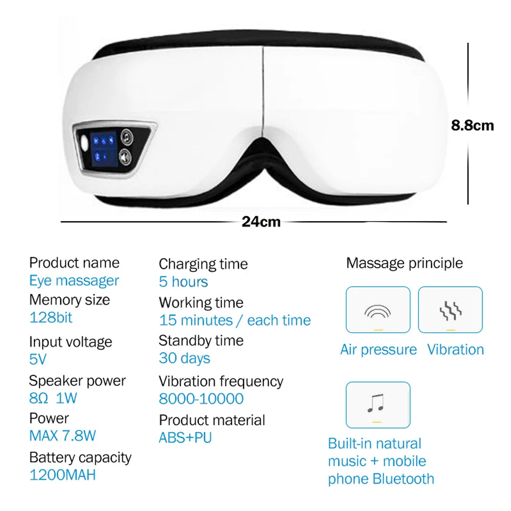 Smart Bluetooth Eye Massager
