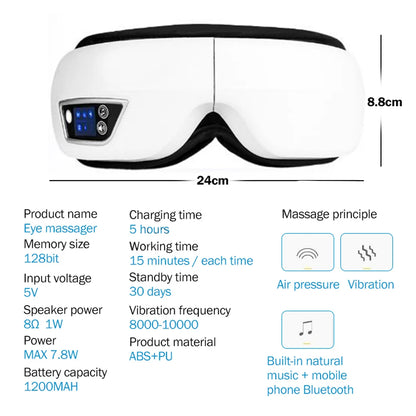 Smart Bluetooth Eye Massager