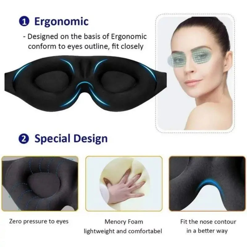3D Contour Sleep Mask