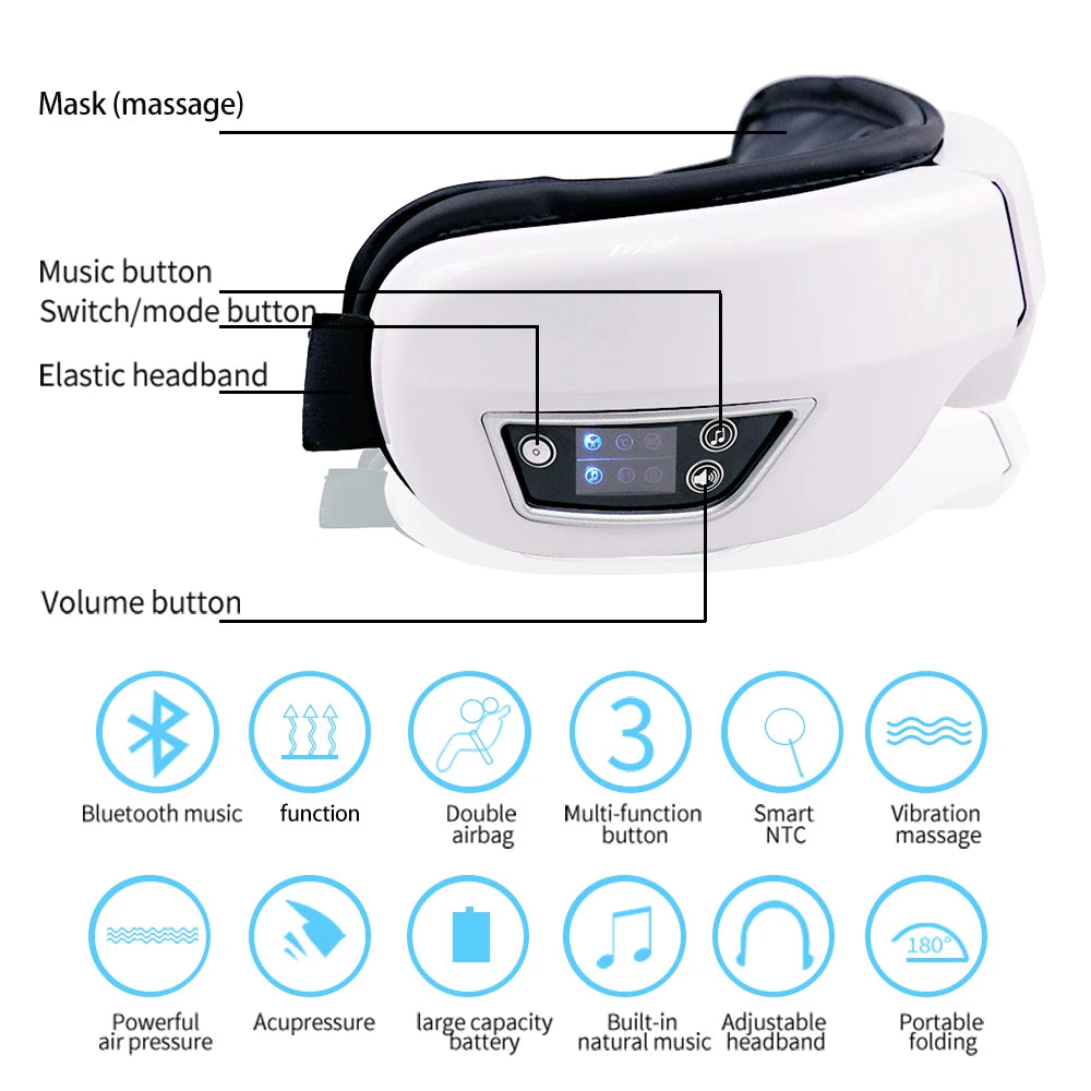 Smart Bluetooth Eye Massager